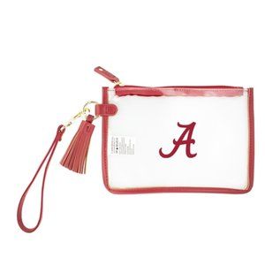 Wristlet Clear Purse - University of Alabama